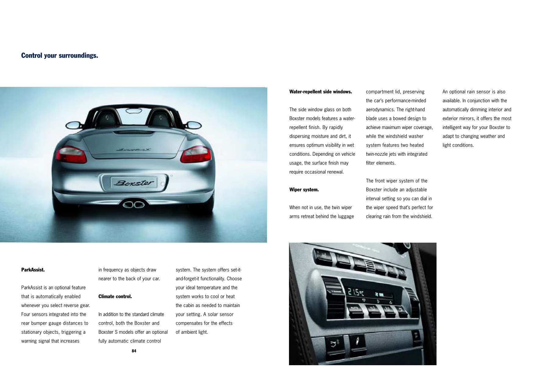 2007 Porsche Boxster Brochure Page 42